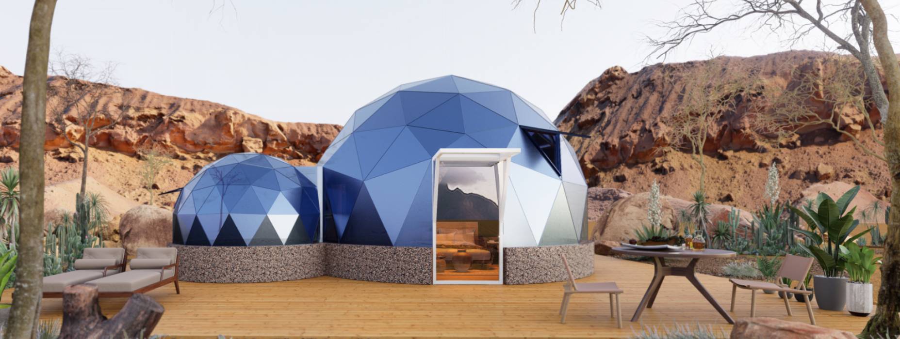 江州区球形智能光伏玻璃星空房